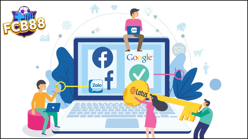 Hình thức liên hệ qua mạng xã hội Hình thức liên hệ qua mạng xã hội
